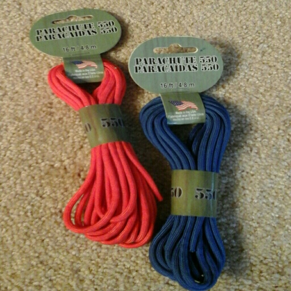 🔵 4/$25 Parachute Braiding Rope NWT